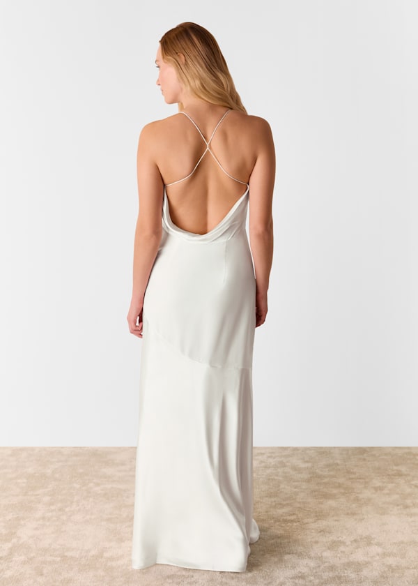 Ivory Eileen Silk Wedding Dress